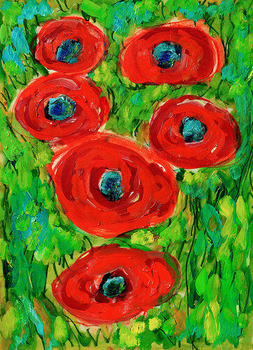 Garden lawn van Jean Mirre, Schilderij te koop op Singulart