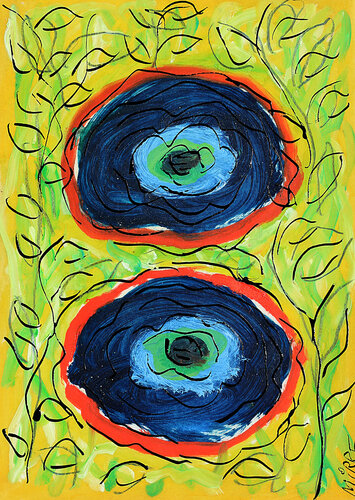 Céruléum par Jean Mirre, Peinture en vente sur Singulart
