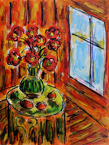 Guéridon de Jean Mirre, Pintura a la venta en Singulart