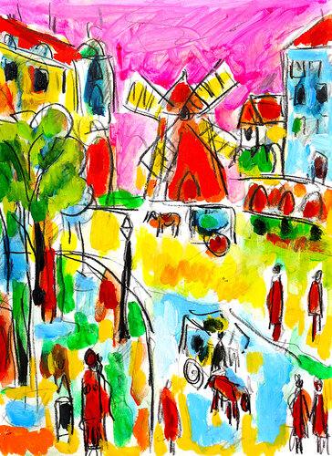 Né à Paris di Jean Mirre, Pittura in vendita su Singulart
