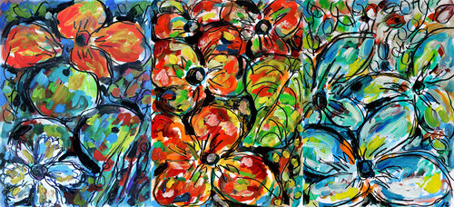 Jardin d'automne di Jean Mirre, Pittura in vendita su Singulart
