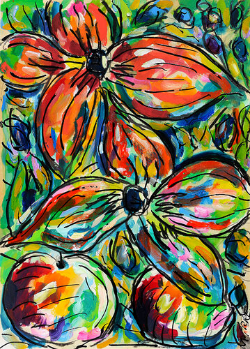 Floral Joy von Jean Mirre, Malerei kaufen auf Singulart