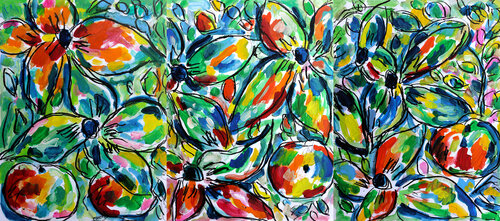 Triptyque Floral Jean Mirre