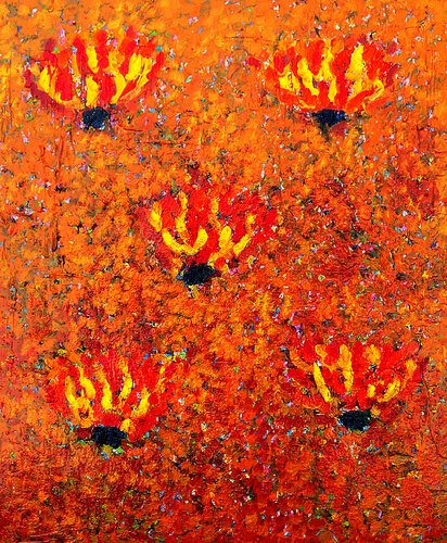 Et mon amie la rose von Jean Mirre, Malerei kaufen auf Singulart