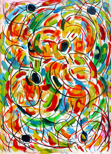 Spoutnik by Jean Mirre, 油畫 for Sale on Singulart