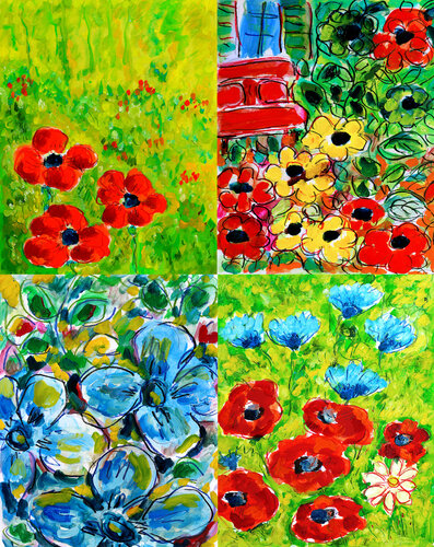 Oh les beaux jours (Beckett) di Jean Mirre, Pittura in vendita su Singulart