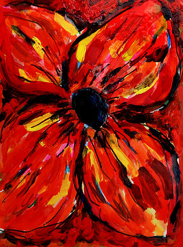 Wild flower di Jean Mirre, Pittura in vendita su Singulart