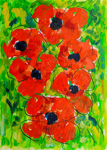 exAmapolas van Jean Mirre, Schilderij te koop op Singulart