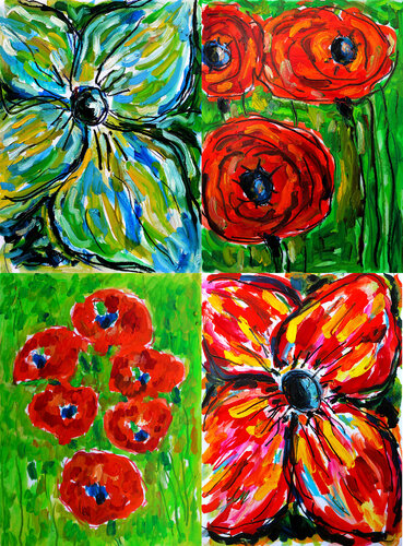 Flowers are true von Jean Mirre, Malerei kaufen auf Singulart
