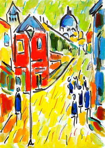 Paris sans fard par Jean Mirre, Peinture en vente sur Singulart