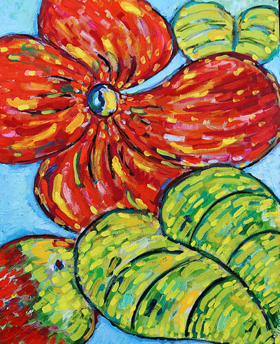 Blue par Jean Mirre, Peinture en vente sur Singulart