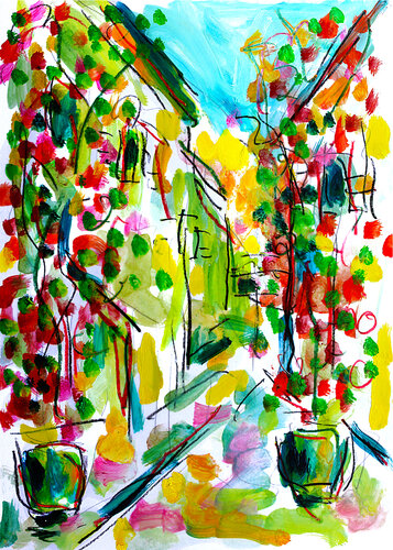 exRue de village van Jean Mirre, Schilderij te koop op Singulart
