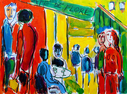 Morning Flore van Jean Mirre, Schilderij te koop op Singulart