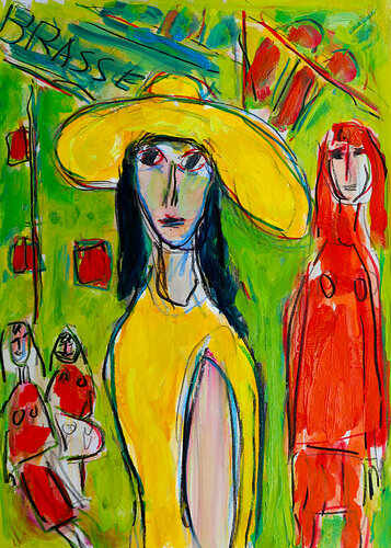 Star boulevard  SOLD van Jean Mirre, Schilderij te koop op Singulart