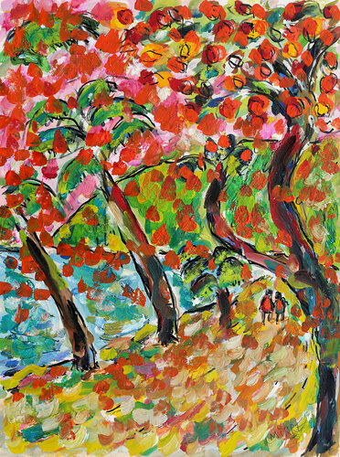 Tahiti by Jean Mirre, Painting for Sale on Singulart