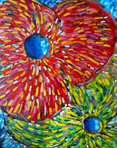 Réincarnation par Jean Mirre, Peinture en vente sur Singulart