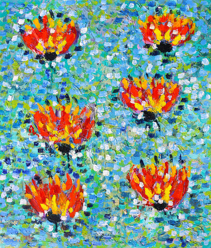 Raining van Jean Mirre, Schilderij te koop op Singulart