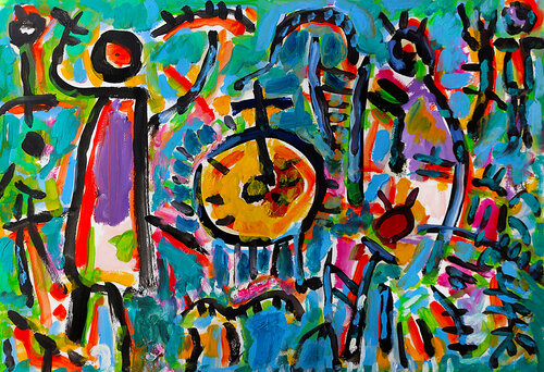 L'autel de Jean Mirre, Pintura a la venta en Singulart