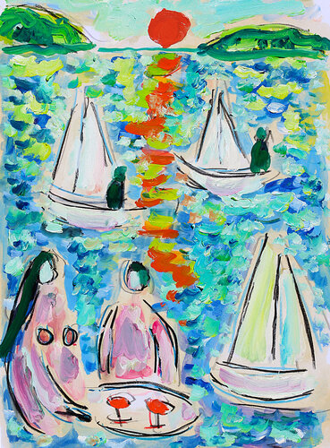 exRégate van Jean Mirre, Schilderij te koop op Singulart