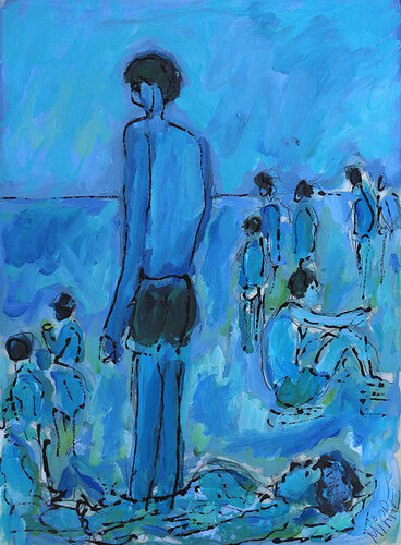 Plage von Jean Mirre, Malerei kaufen auf Singulart