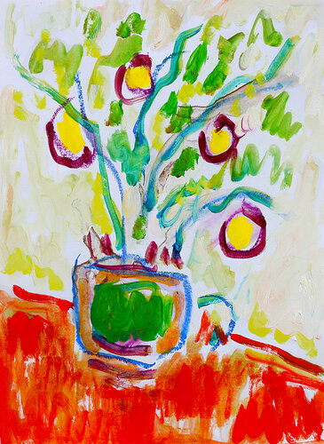 Bouquet pastel van Jean Mirre, Schilderij te koop op Singulart