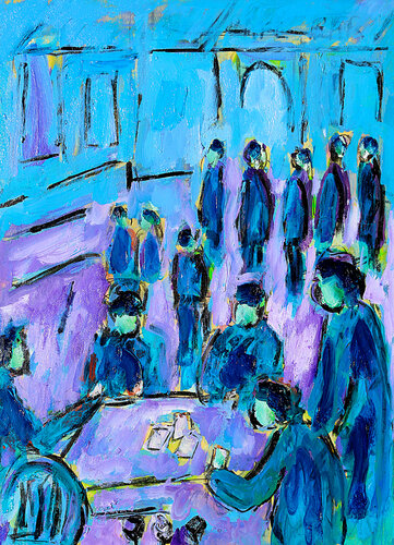 Atout cœur de Jean Mirre, Pintura a la venta en Singulart