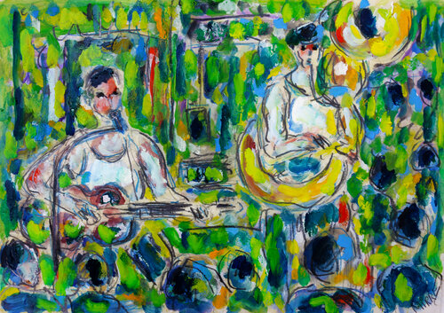 Concert tôt von Jean Mirre, Malerei kaufen auf Singulart