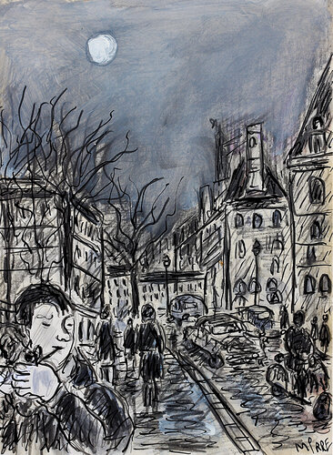 Full moon Burma van Jean Mirre, Schilderij te koop op Singulart