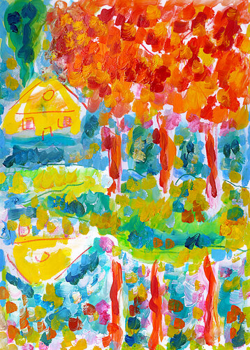 exMatin en Suède van Jean Mirre, Schilderij te koop op Singulart