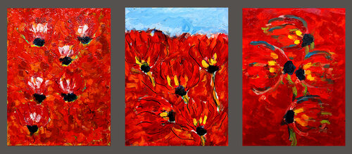 Triptyque Divinités Jean Mirre