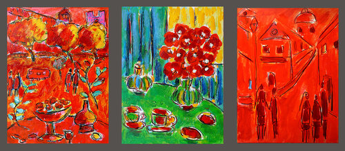 Triptyque Entente cordiale Jean Mirre