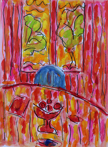 Salle à manger di Jean Mirre, Pittura in vendita su Singulart