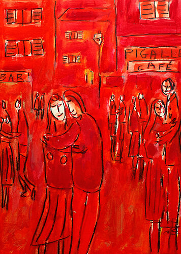 exBal langoureux van Jean Mirre, Schilderij te koop op Singulart