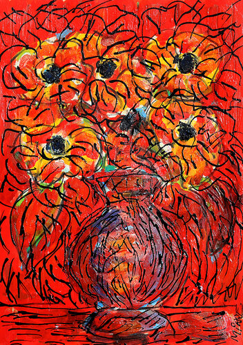 Canicule1 di Jean Mirre, Pittura in vendita su Singulart