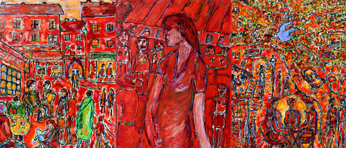 Triptyque Femmes Colombe et beau cadeau Jean Mirre