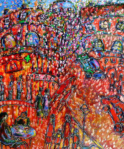 exJO à Montmartre van Jean Mirre, Schilderij te koop op Singulart