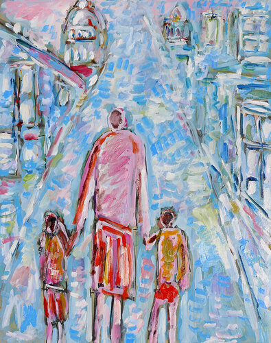 On the road van Jean Mirre, Schilderij te koop op Singulart