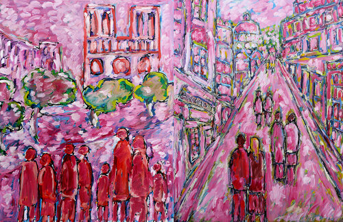 Pink Paris Jean Mirre