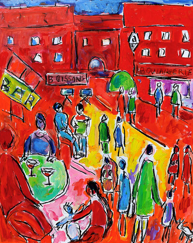 exSimple life van Jean Mirre, Schilderij te koop op Singulart