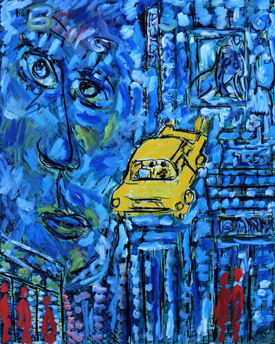 Blade runner by Jean Mirre, Painting for Sale on Singulart