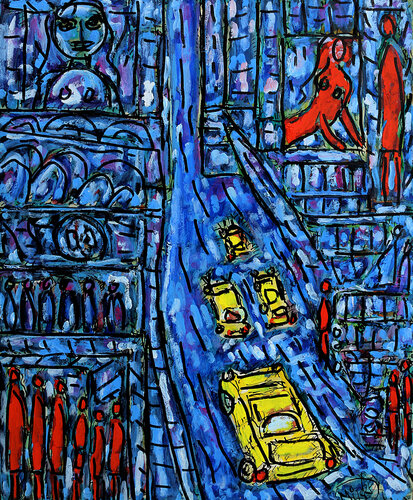 New York,New York by Jean Mirre, Painting for Sale on Singulart