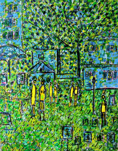 Jardin des plantes by Jean Mirre, Painting for Sale on Singulart