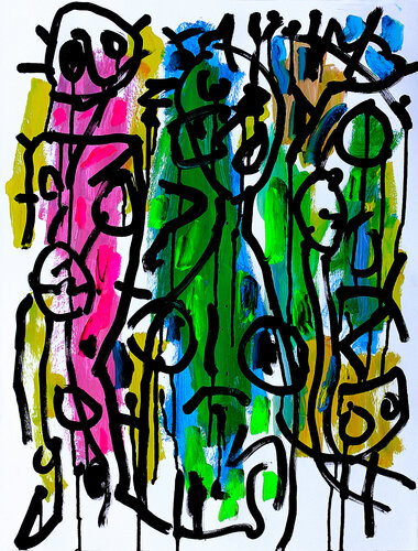 Beings van Jean Mirre, Schilderij te koop op Singulart