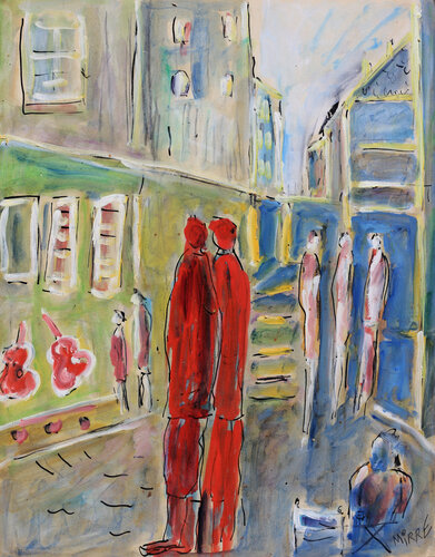 Spain by Jean Mirre, Painting for Sale on Singulart