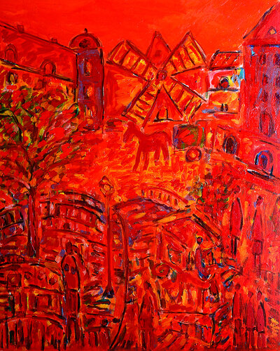 exGrand moulin van Jean Mirre, Schilderij te koop op Singulart