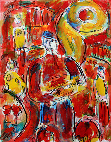 exHélicon van Jean Mirre, Schilderij te koop op Singulart