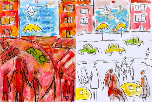 exDiptyque Monte-Carlo van Jean Mirre, Schilderij te koop op Singulart
