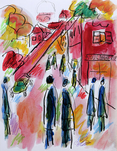 exVieux Paris van Jean Mirre, Schilderij te koop op Singulart