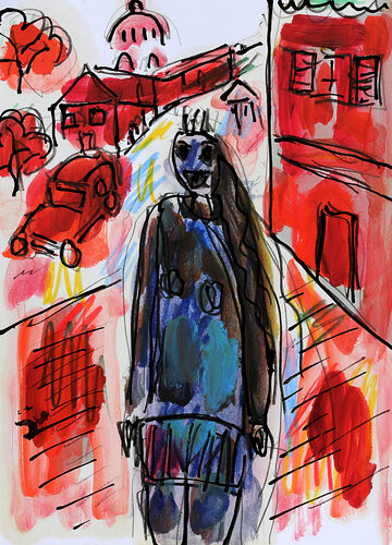 exMiss Pigalle di Jean Mirre, Pittura in vendita su Singulart