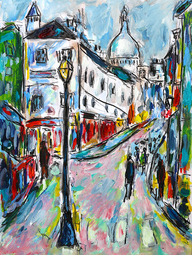 ecParis Montmartre di Jean Mirre, Pittura in vendita su Singulart